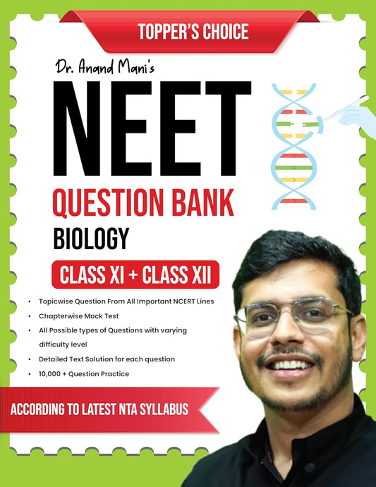 NEET Biology Question Bank | 6000+ MCQs | NEET 2026 | NEET UG / CBSE | According to latest NTA Syllabus | Dr. Anand Mani